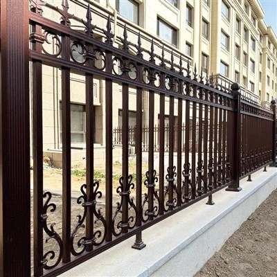 Black Iron Picket Fence